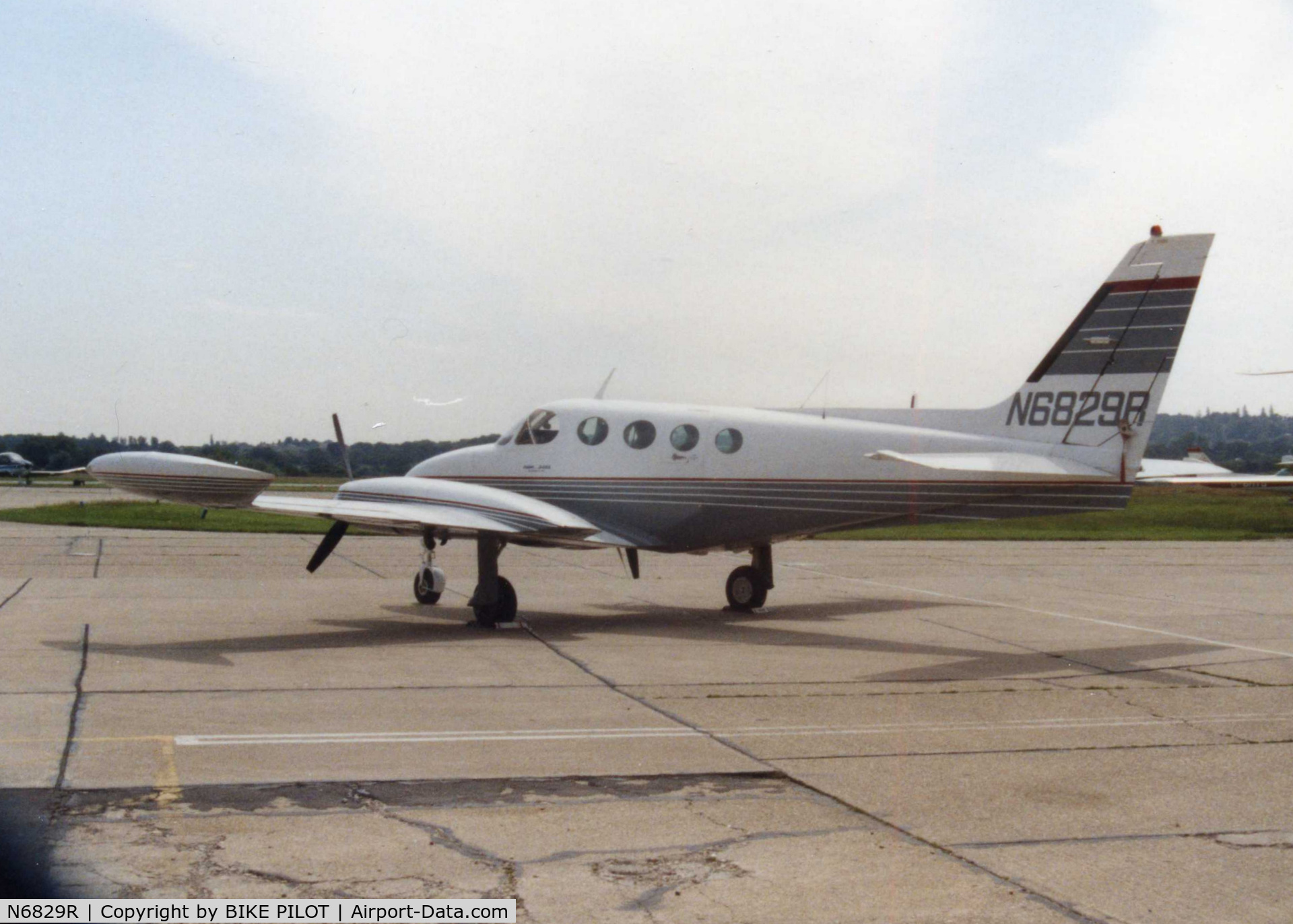 N6829R, 1981 Cessna 340A C/N 340A1236, MYSTERY SHIP, CAN FIND NO REFERENCE TO THIS REG. BELEIVE IT IS A CESSNA 340A. LOCATION SOUTHERN UK DATE UNKNOWN