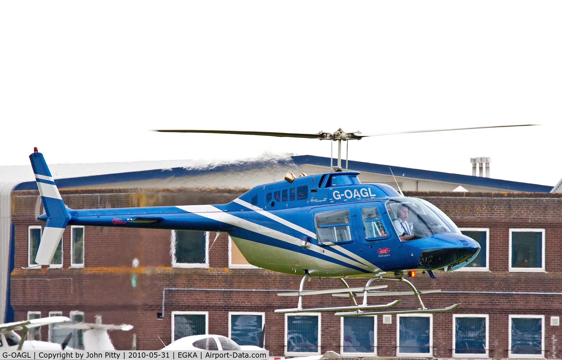 G-OAGL, 1980 Bell 206B JetRanger III C/N 3035, Shoreham Airport, West Sussex
