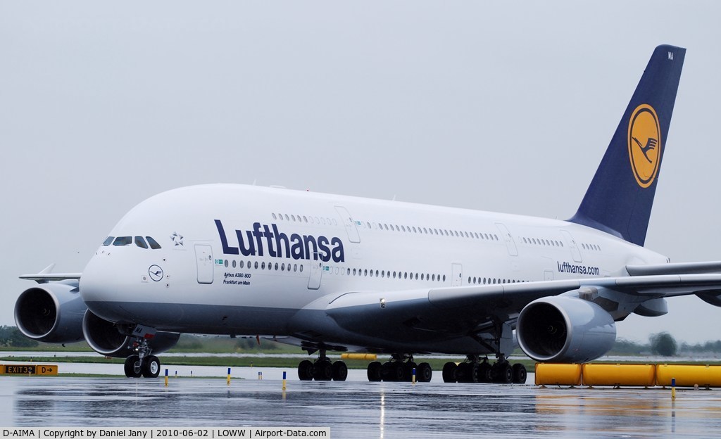 D-AIMA, 2010 Airbus A380-841 C/N 038, Lufthansa