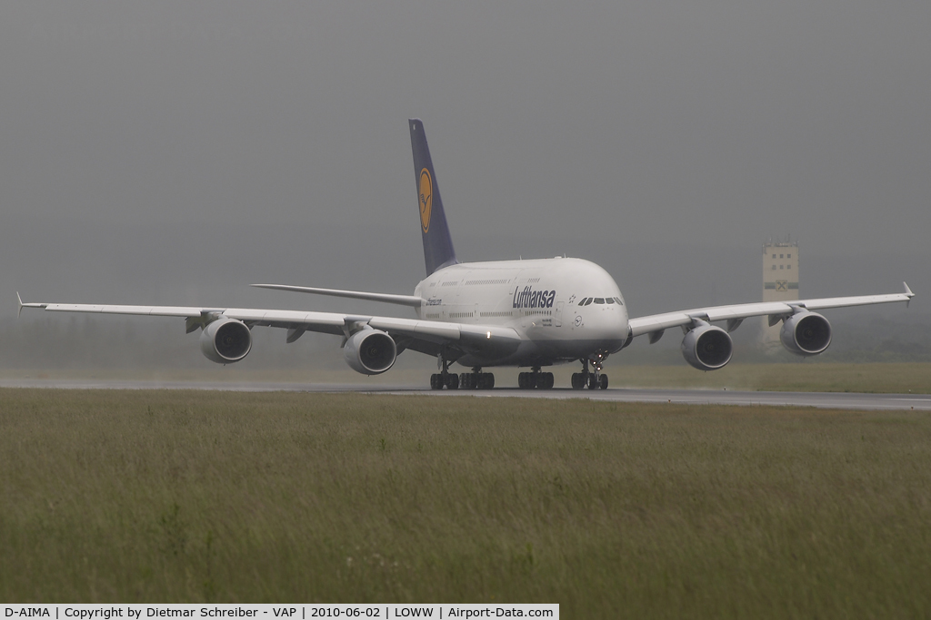 D-AIMA, 2010 Airbus A380-841 C/N 038, Lufthansa Airbus A380