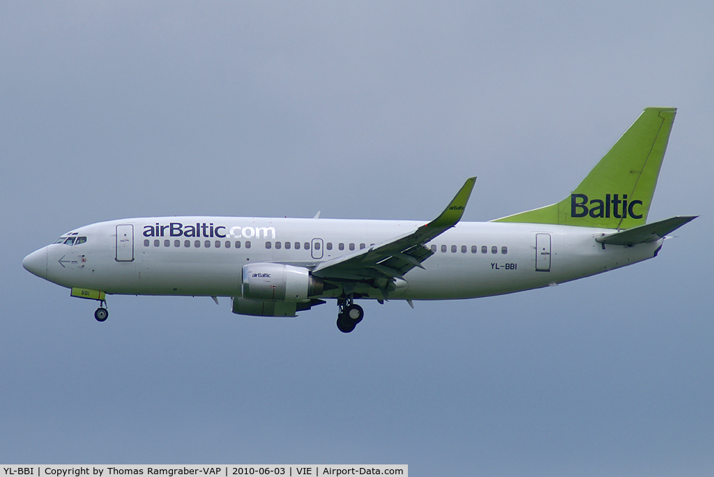 YL-BBI, 1995 Boeing 737-33A C/N 27454, Air Baltic Boeing 737-300