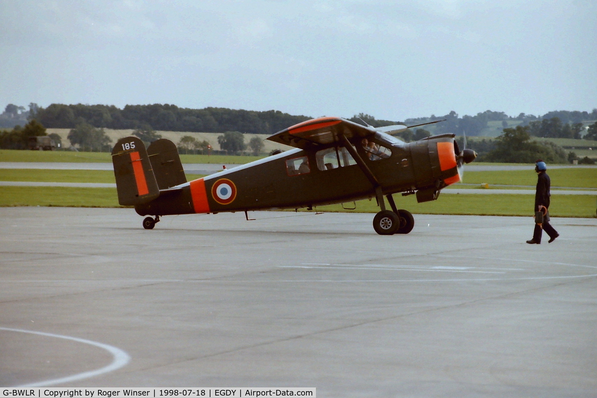 G-BWLR, 1959 Max Holste MH-1521C-1 Broussard C/N 185, At RNAS Yeovilton Air Day 1998.