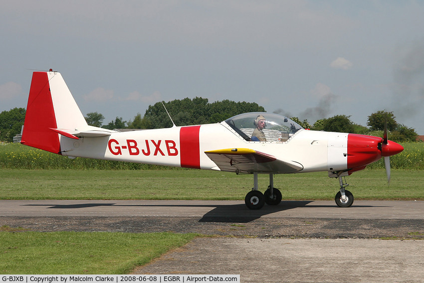 G-BJXB, 1982 Slingsby T-67A Firefly C/N 1995, Slingsby T-67A at Breighton Airfield in 2008.