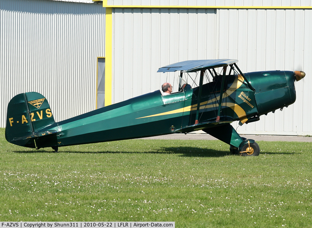 F-AZVS, Casa 1-131E Jungmann C/N 1035, Engine ground test...