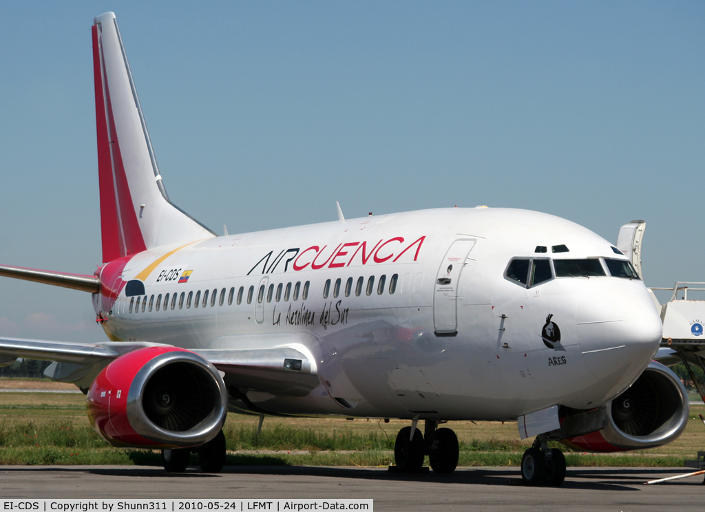 EI-CDS, 1993 Boeing 737-548 C/N 26287, New low cost company from Equador... Ex. Aer Lingus, Pulkovo and Rossiya aircraft...