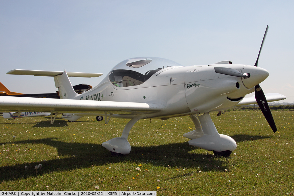 G-KARK, 2006 Dyn'Aero MCR-01 Club C/N PFA 301A-14010, Dyn'aero MCR-01 Club at Fishburn Airfield, UK in 2010.