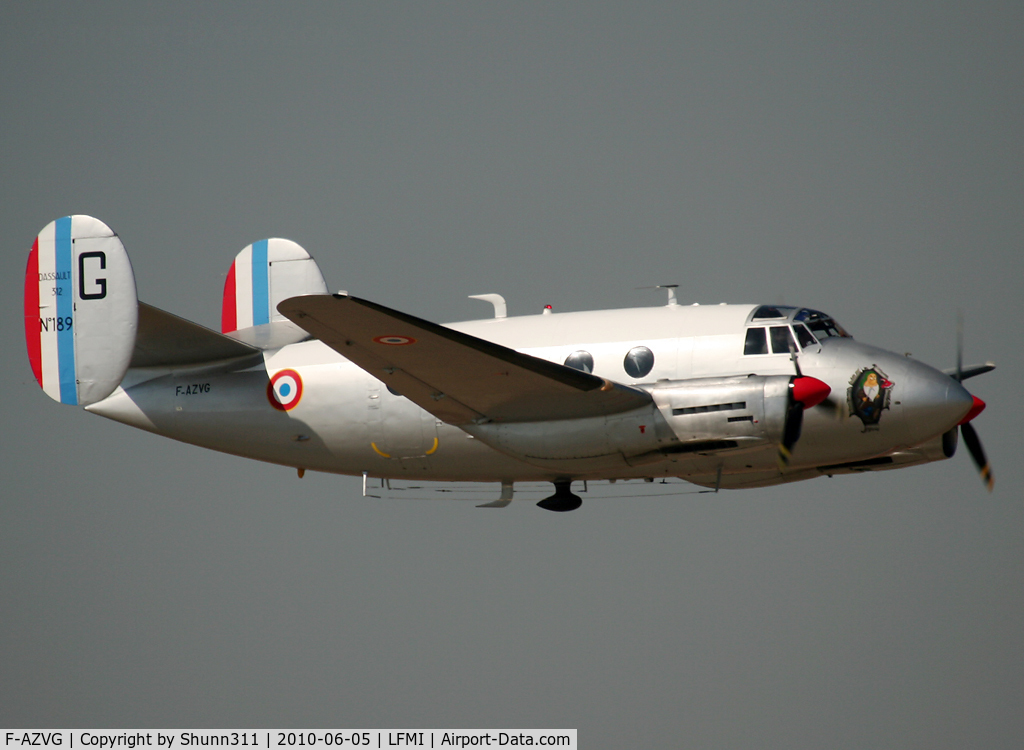 F-AZVG, Dassault MD-312 Flamant C/N 189, On exhibition during LFMI Airshow 2010