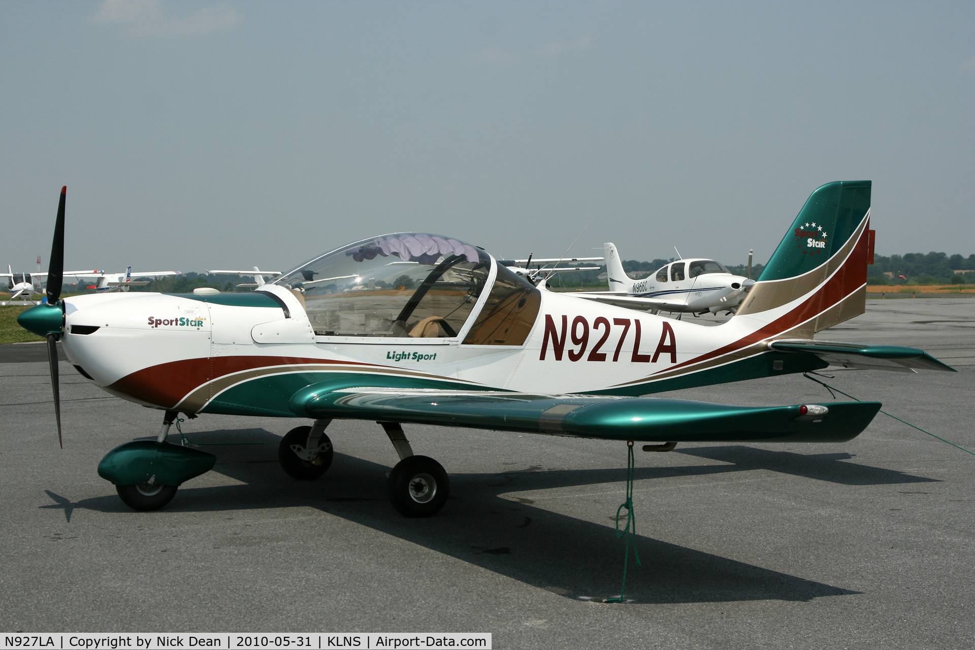 N927LA, 2007 Evektor-Aerotechnik Sportstar Plus C/N 20070927, KLNS