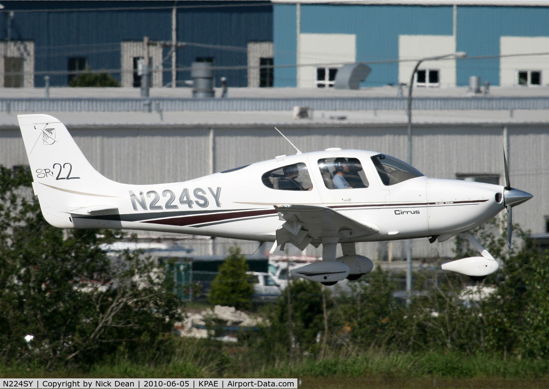 N224SY, 2002 Cirrus SR22 C/N 0184, KPAE