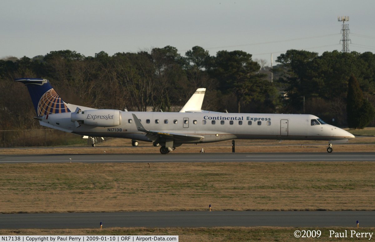 N17138, 2003 Embraer ERJ-145XR (EMB-145XR) C/N 145727, Fresh arrival