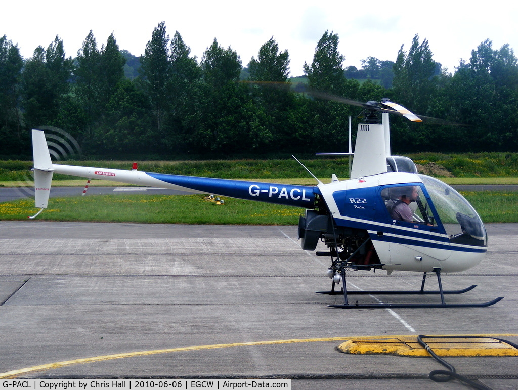 G-PACL, 1991 Robinson R22 Beta C/N 1893, Whizzard Helicopters