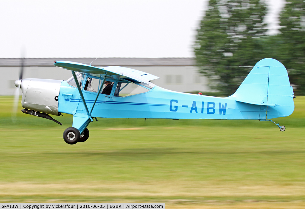 G-AIBW, 1946 Auster J-1N Alpha C/N 2158, Privately operated. Breighton.