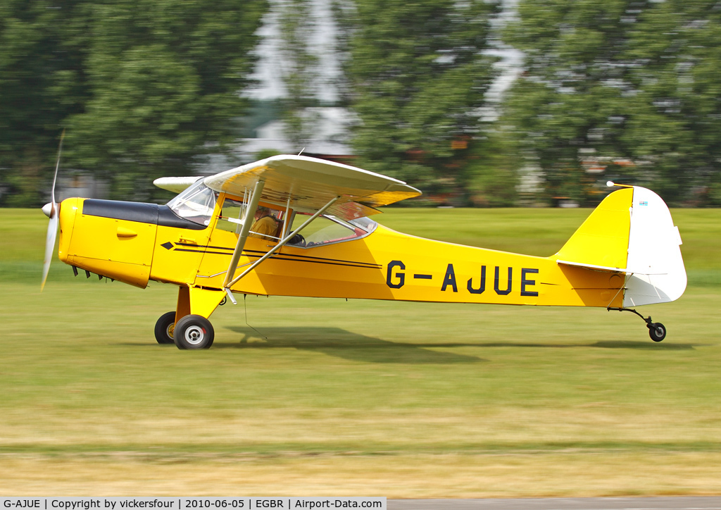 G-AJUE, 1947 Auster J-1 Autocrat C/N 2616, Privately operated. Breighton.