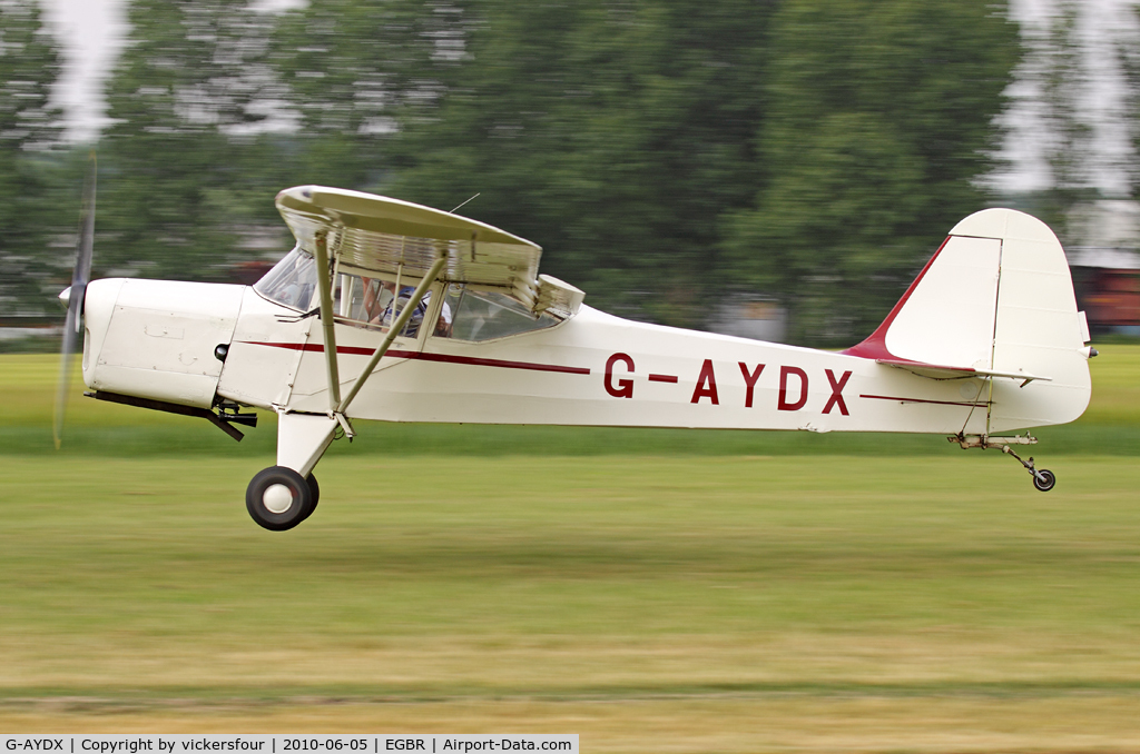 G-AYDX, 1968 Beagle A-61 Terrier 2 C/N B.647, Privately operated. Breighton.
