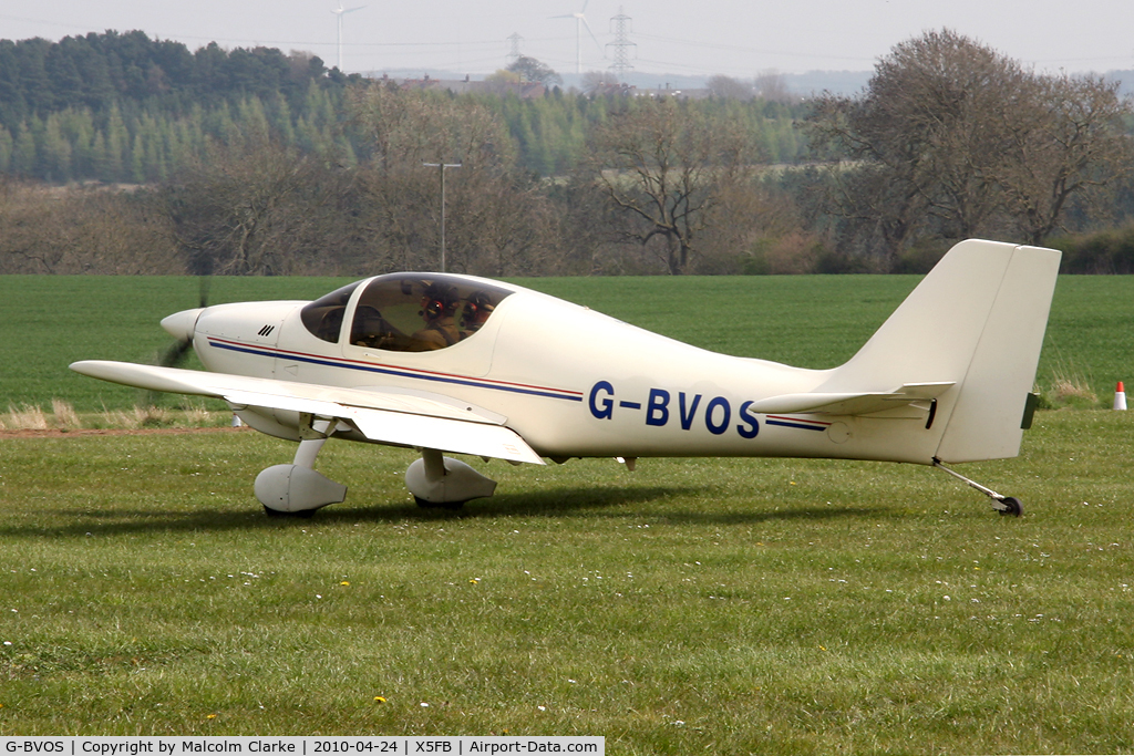 G-BVOS, 1988 Europa Tri-Gear C/N PFA 247-12562, Europa at Fishburn Airfield, UK in 2010.