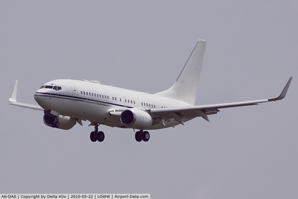 A6-DAS, 2000 Boeing 737-7Z5 BBJ C/N 29858, Royal Jet