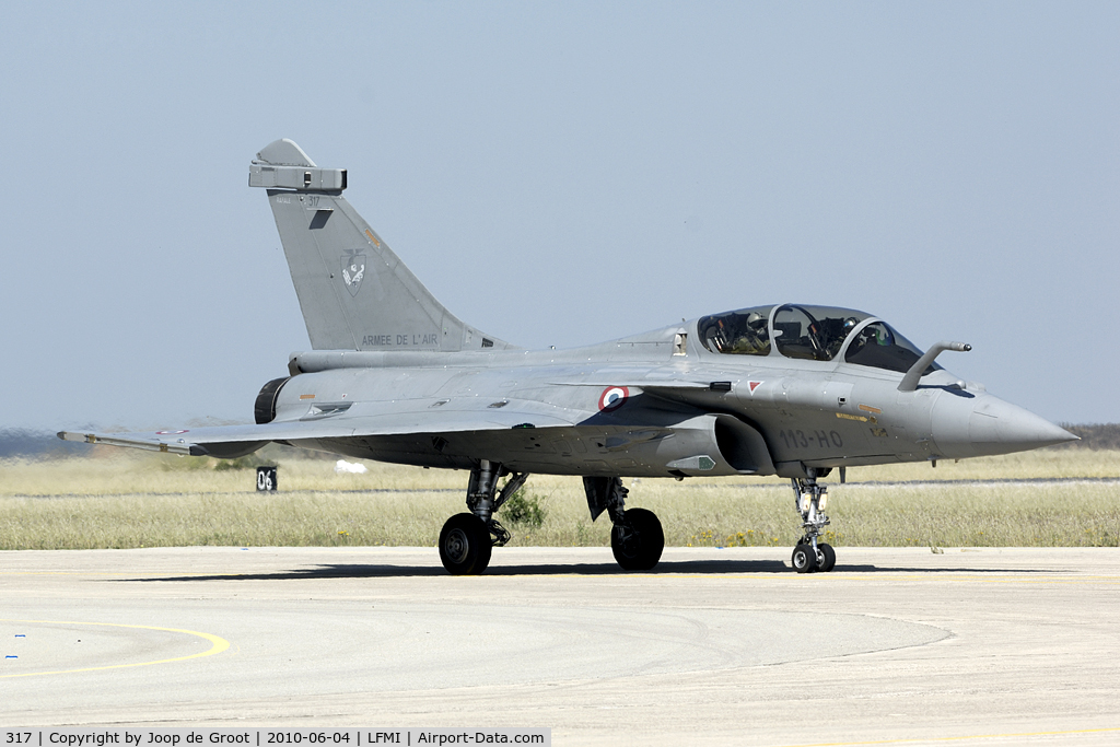 317, Dassault Rafale B C/N 317, One of three Rafales attending the Istres open house.