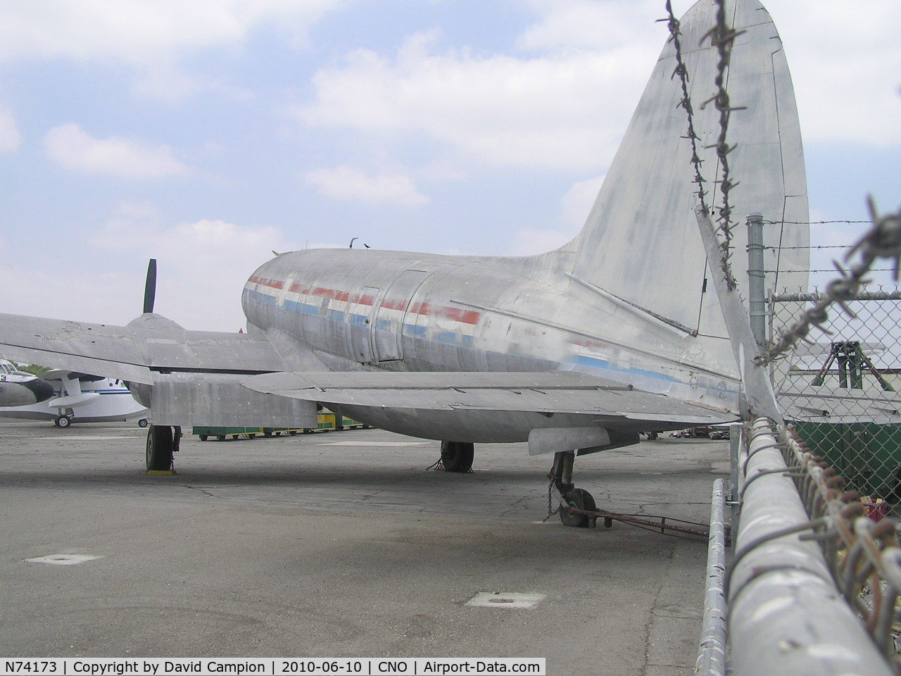 N74173, 1959 Curtiss C-46A Commando C/N 289, At The Yankees Museum, Chino
