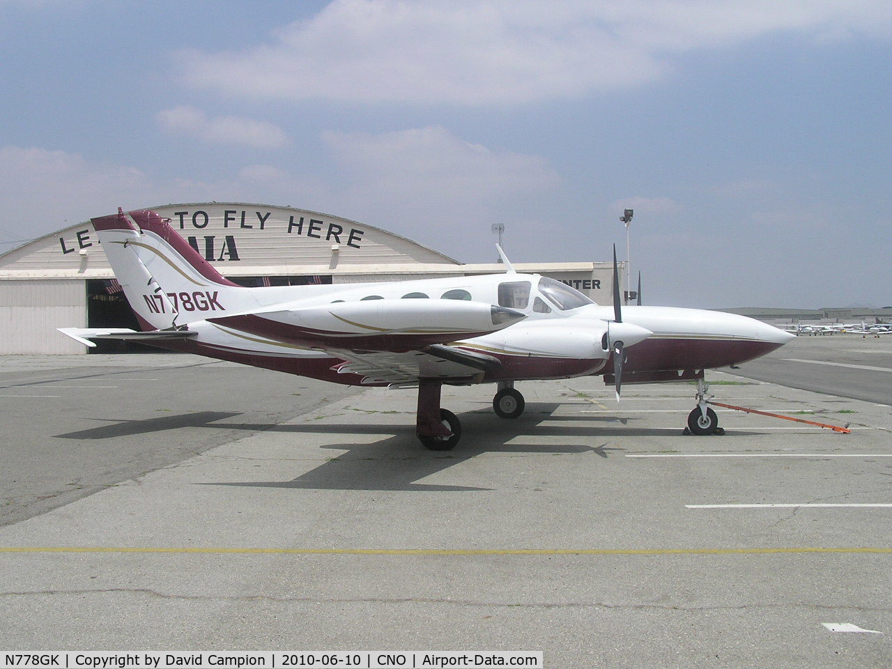 N778GK, 1971 Cessna 421B Golden Eagle C/N 421B0118, At Chino, CA