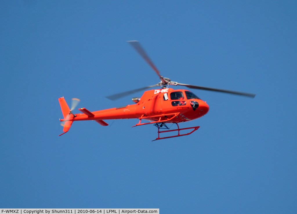 F-WMXZ, Eurocopter AS-350B-2 Ecureuil Ecureuil C/N 4834, Flight test for Eurocopter...