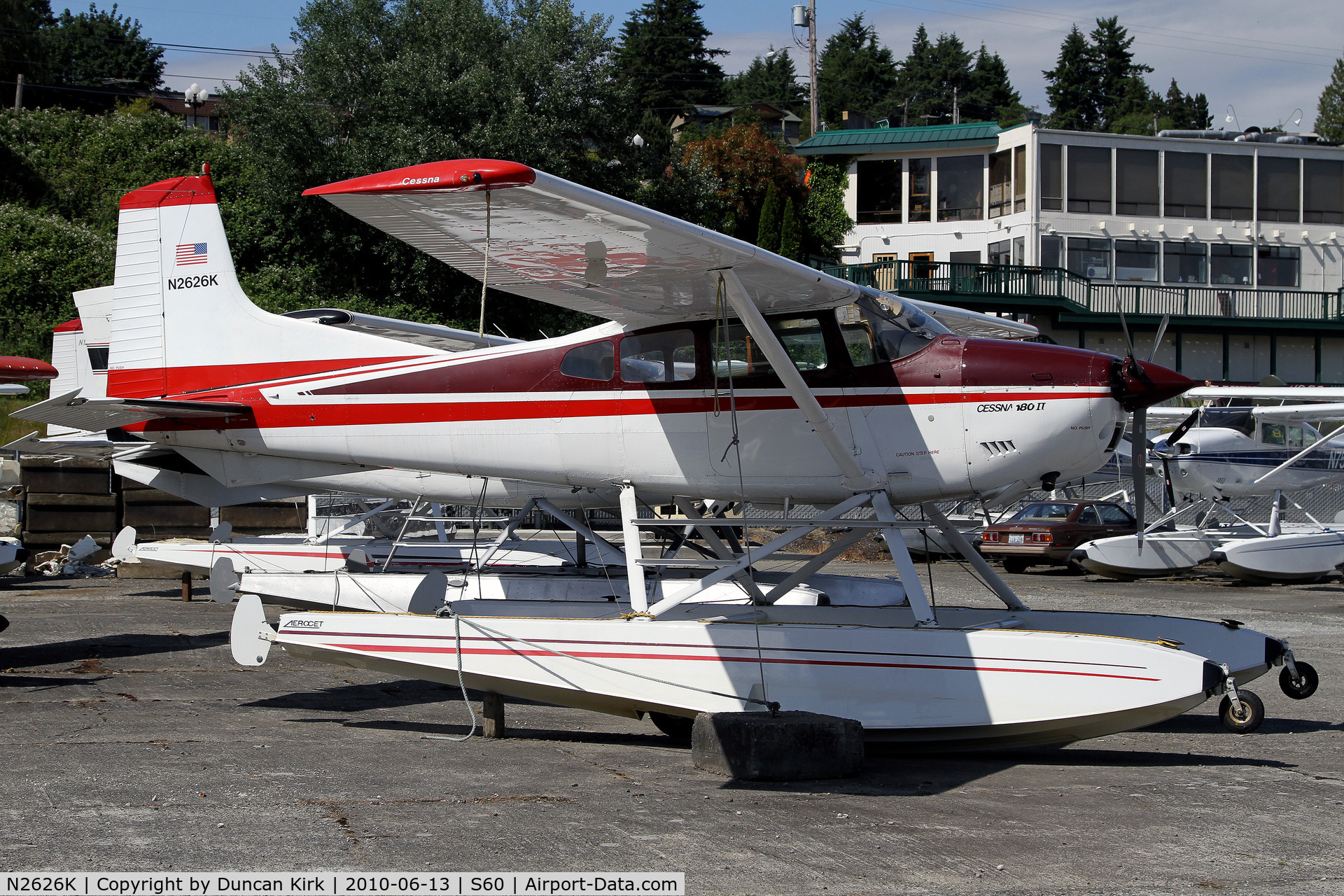 N2626K, 1979 Cessna 180K Skywagon C/N 18053019, Kenmore Air Harbor in the summer is a hive of activity