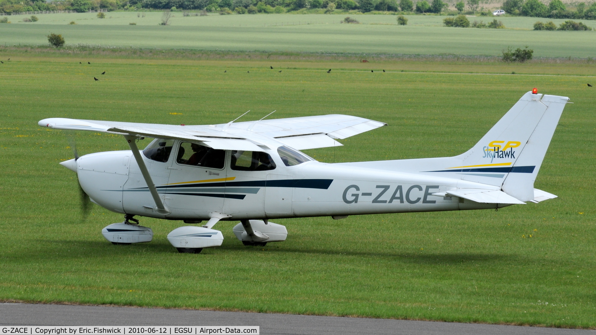 G-ZACE, 2001 Cessna 172S C/N 172S8808, 1. G-ZACE at The Duxford Trophy Aerobatic Contest, June 2010