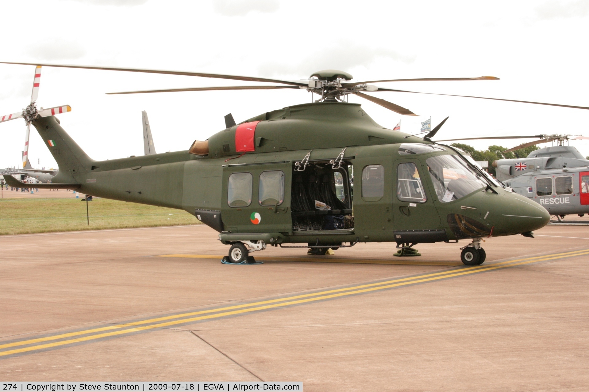 274, Agusta AB-139 C/N 31048, Taken at the Royal International Air Tattoo 2009