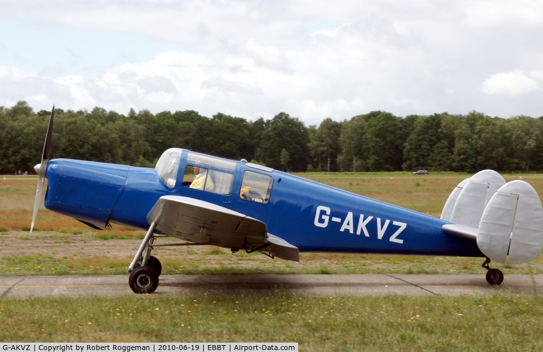 G-AKVZ, 1945 Miles M38 Messenger 4B C/N 6352, 100 YEARS AIRFIELD BRASSCHAAT