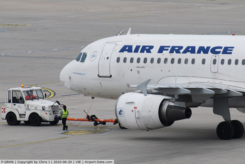 F-GRHN, 2000 Airbus A319-111 C/N 1267, Air France Airbus A319-111