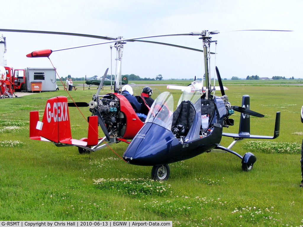 G-RSMT, 2007 Rotorsport UK MT-03 C/N RSUK/MT-03/015, alongside G-CEXX