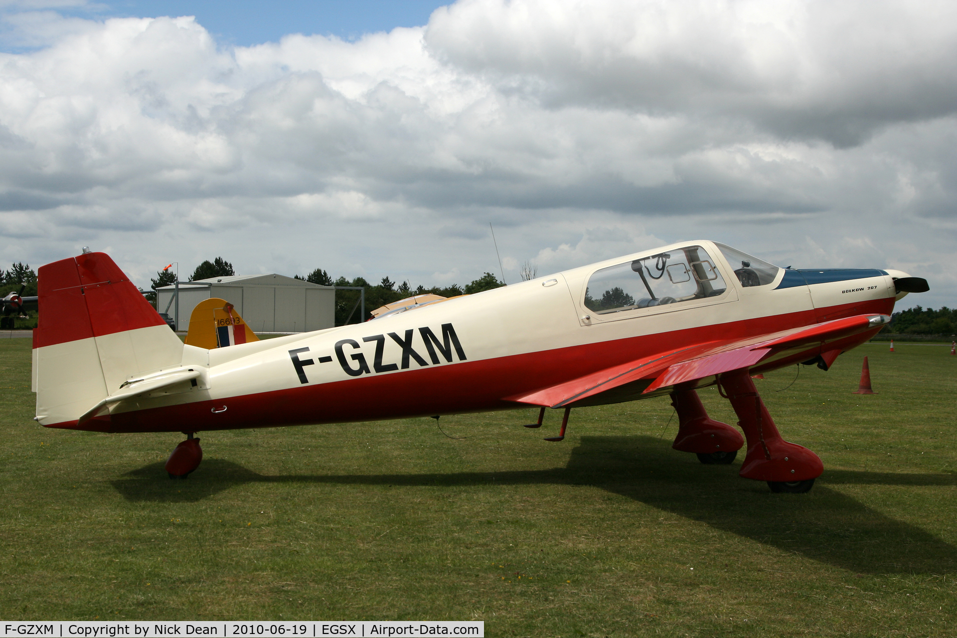 F-GZXM, Bolkow Bo-207 C/N 290, EGSX