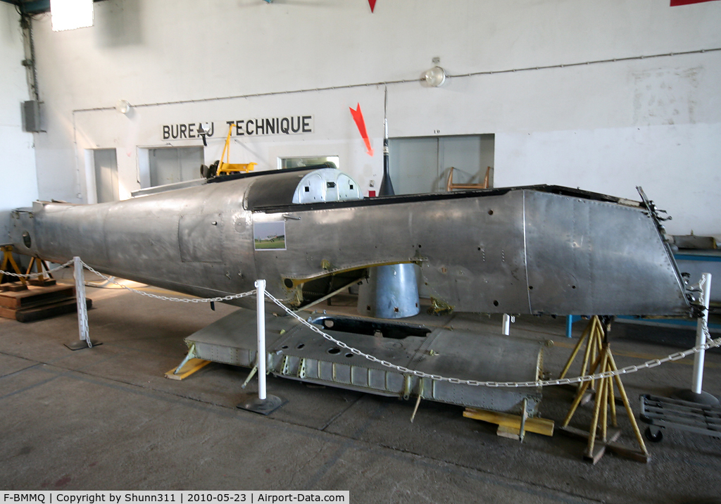 F-BMMQ, Morane-Saulnier MS-733 Alcyon C/N 67, MS733 under restoration inside a new aeronautical Museum near Lyon...