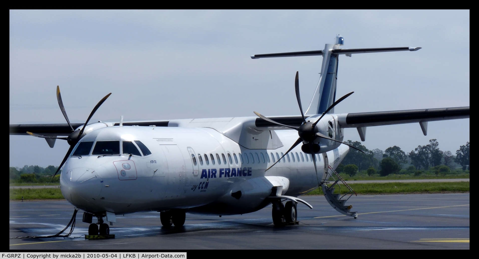 F-GRPZ, 2007 ATR 72-212A C/N 745, Parked.