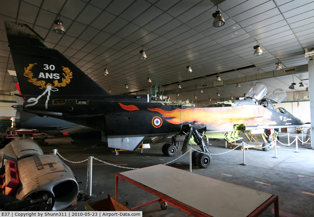 E37, Sepecat Jaguar E C/N E37, S/n E37 - Preserved in this small new French Museum near Lyon...