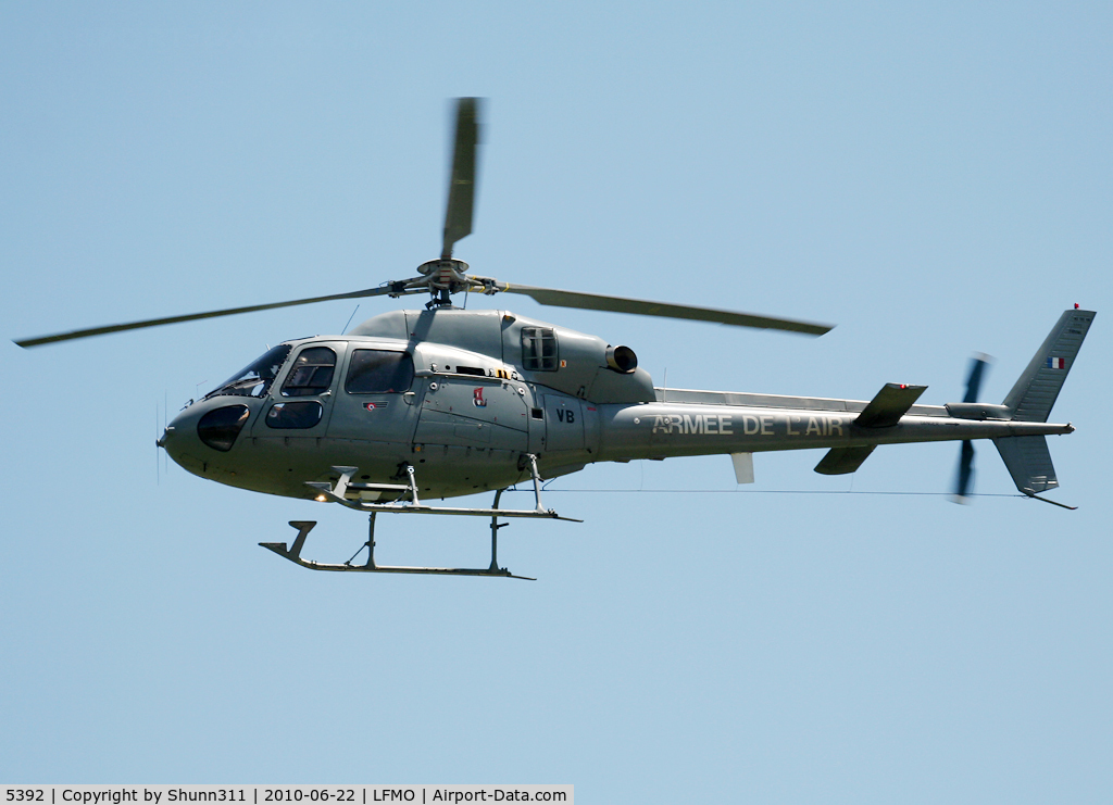 5392, Aérospatiale AS-555AN Fennec C/N 5392, On landing during Garuda 2010 Exercice...