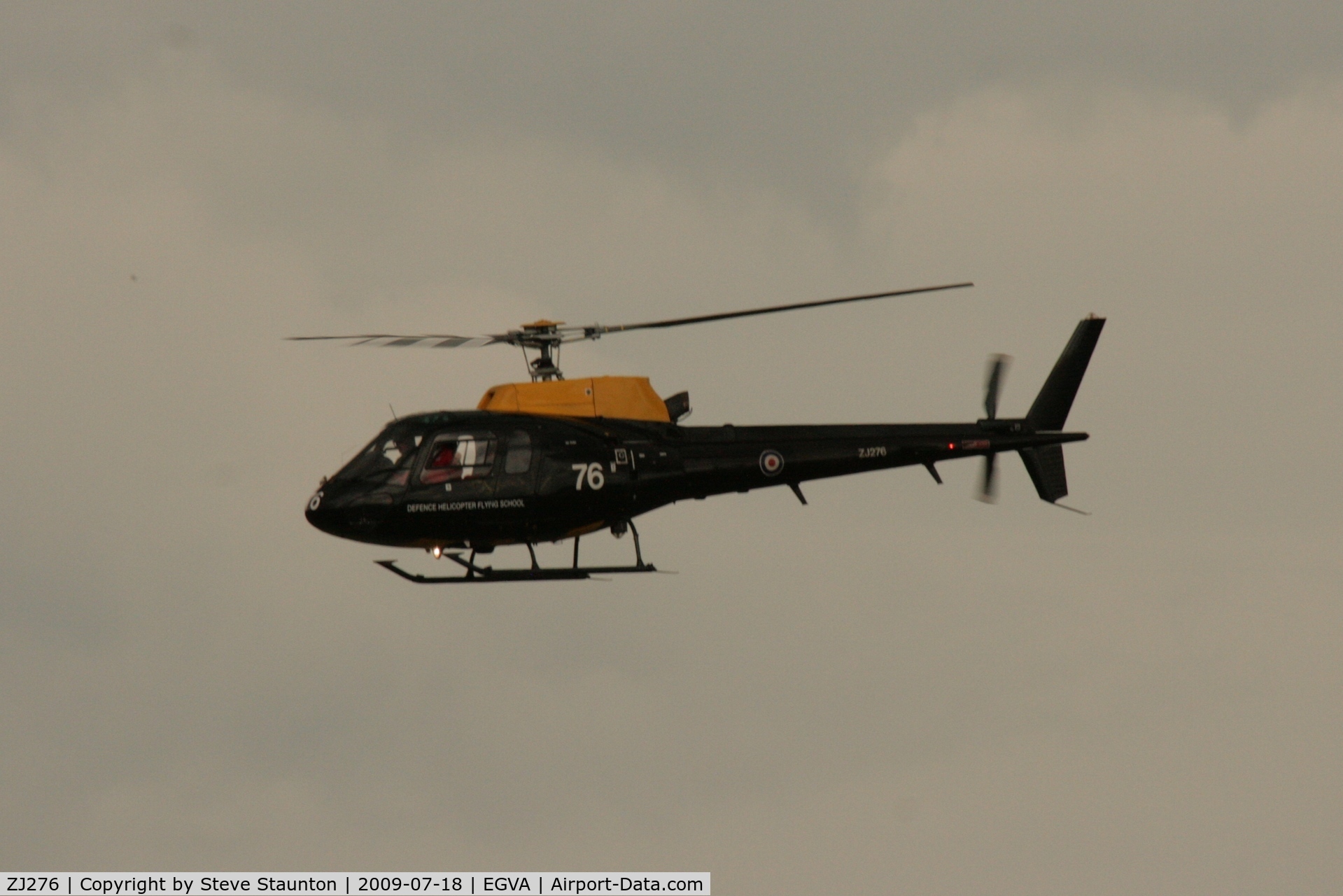 ZJ276, 1997 Eurocopter AS-350BB Squirrel HT1 Ecureuil C/N 3014, Taken at the Royal International Air Tattoo 2009