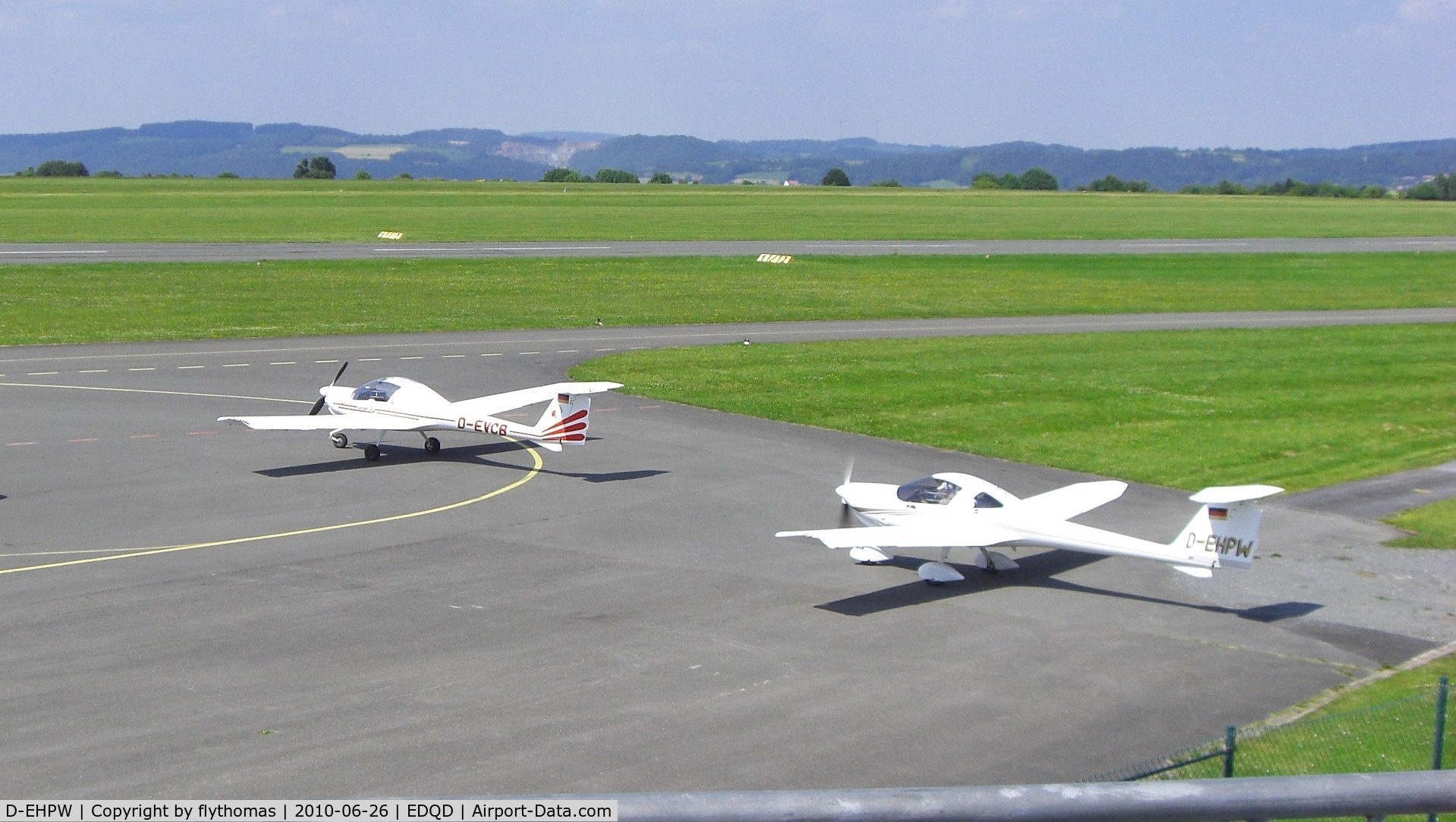 D-EHPW, Diamond DA-20C-1 Eclipse C/N C0122, D-EHPW Bayreuth Airport