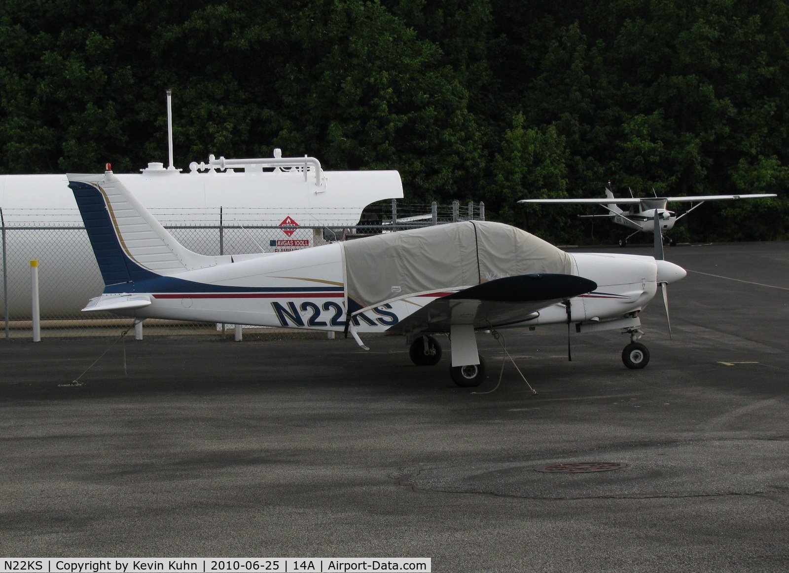 N22KS, 1972 Piper PA-28R-200 C/N 28R-7235019, Being on vacation doesn't stop this spotter!