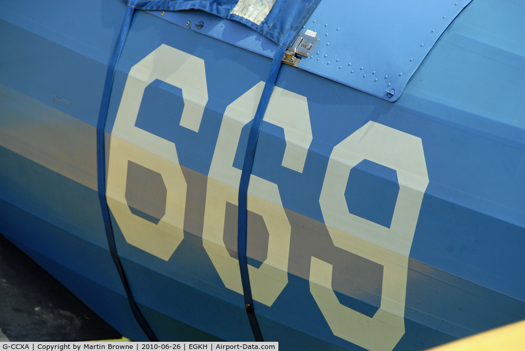 G-CCXA, 1942 Boeing A75N1 C/N 75-3616, SERIAL CLOSE UP