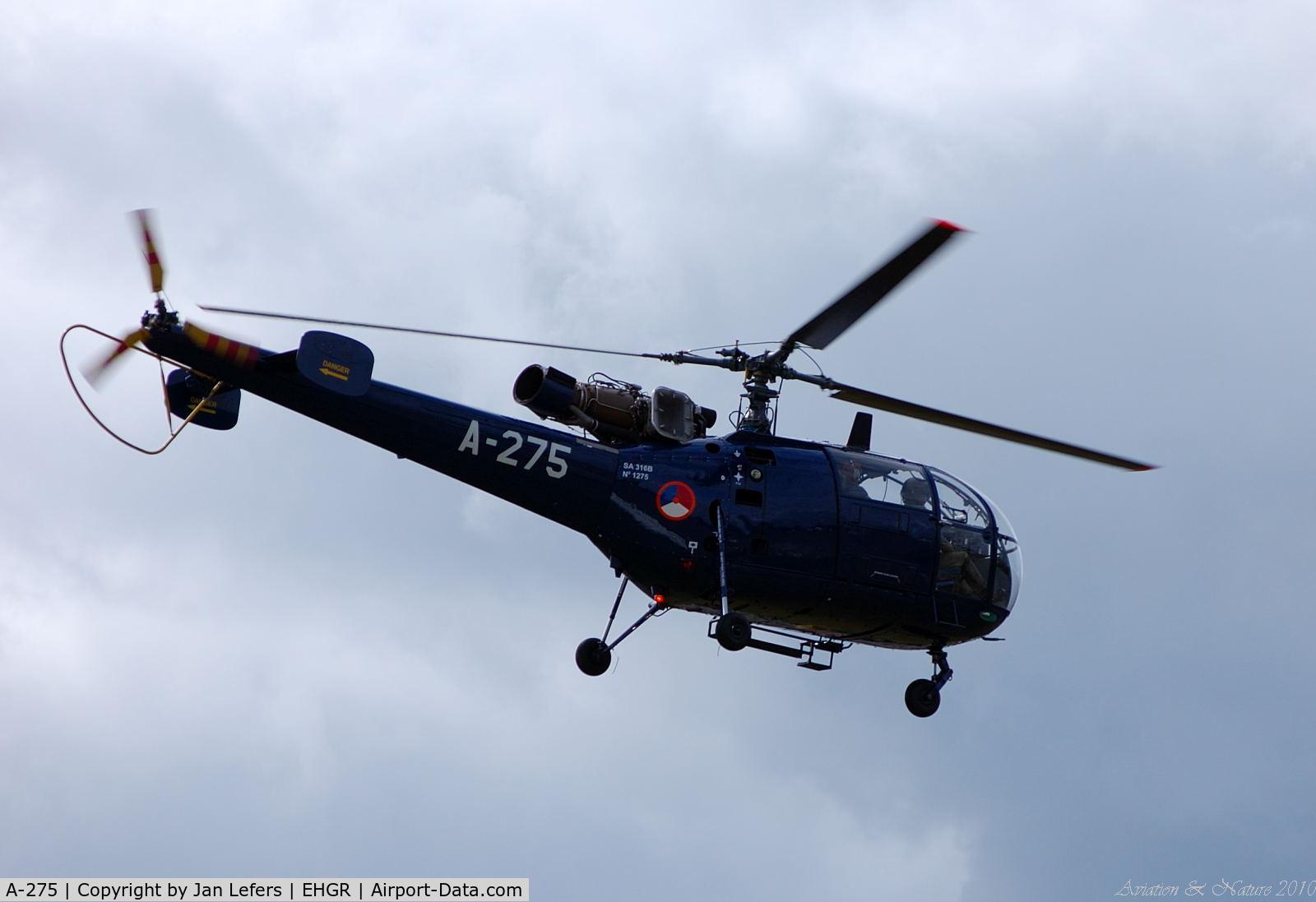 A-275, 1965 Aérospatiale SE-3160S Alouette III C/N 1275, Dutch Air Force