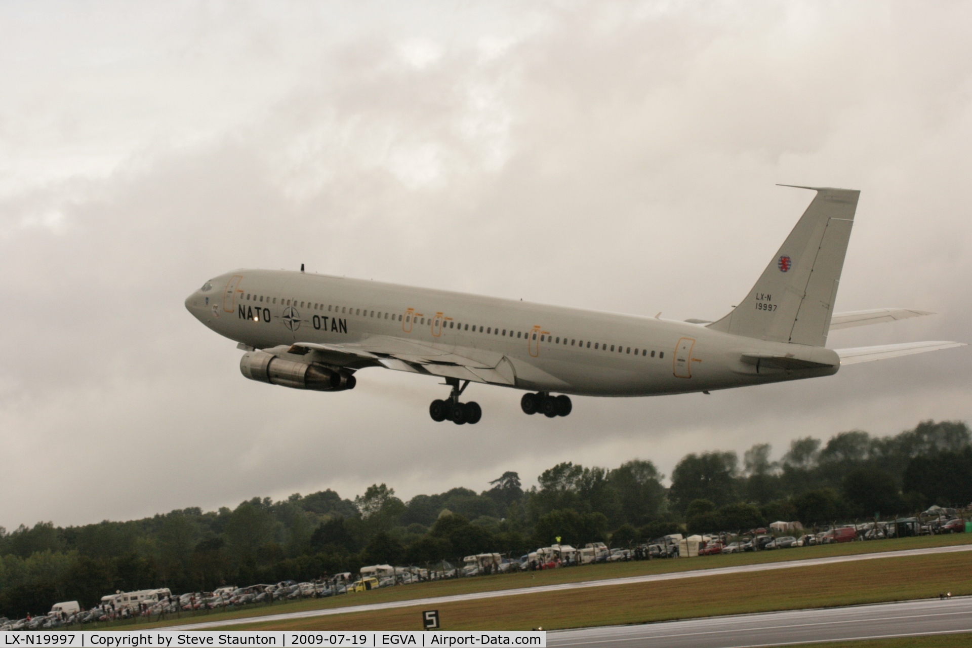 LX-N19997, 1968 Boeing 707-307C C/N 19997, Taken at the Royal International Air Tattoo 2009