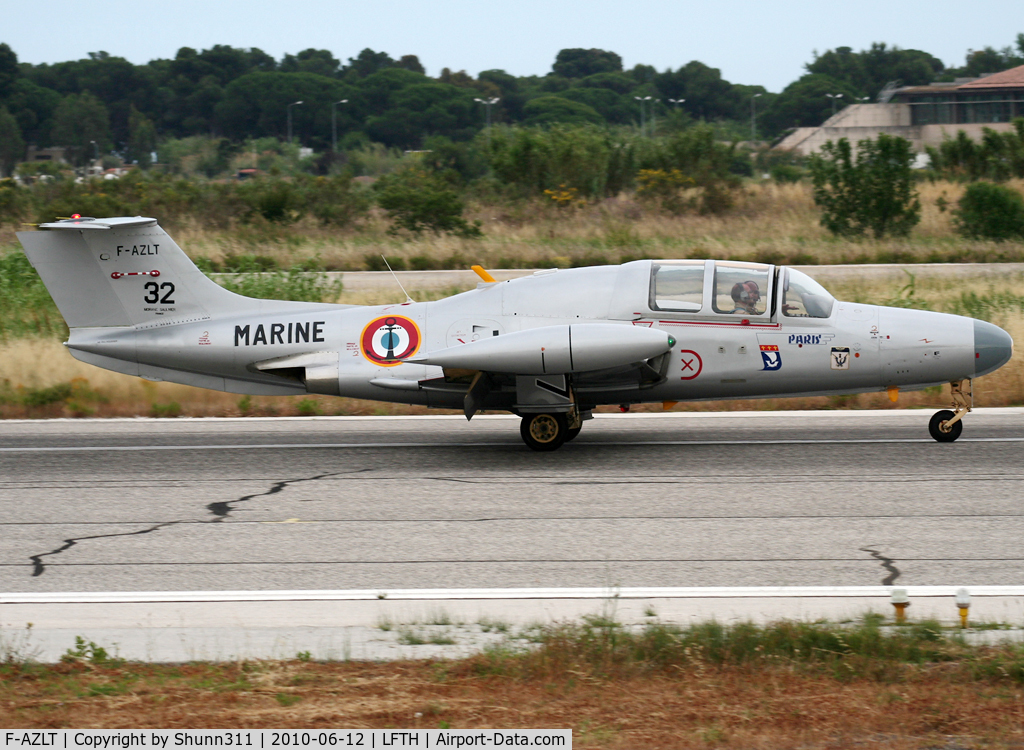F-AZLT, Morane-Saulnier MS.760 Paris I C/N 32, Landing rwy 23