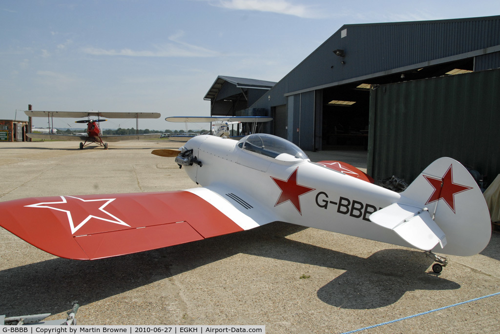 G-BBBB, 1973 Taylor JT-1 Monoplane C/N SAM/01/PFA 1422, SHOT AT HEADCORN