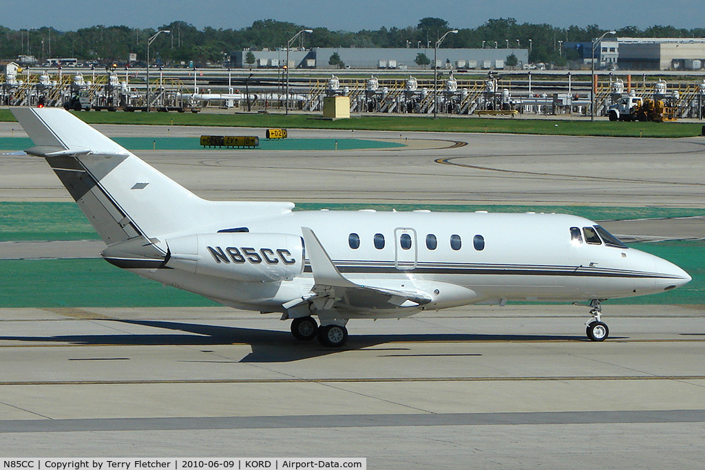 N85CC, 1996 Raytheon Hawker 800XP C/N 258307, 1996 Raytheon Corporate Jets Inc HAWKER 800XP, c/n: 258307 at Chicago O'Hare