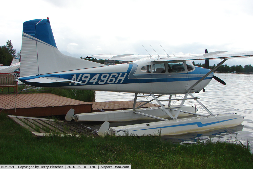 N9496H, 1977 Cessna A185F Skywagon 185 C/N 18503442, 1977 Cessna A185F, c/n: 18503442 on Lake Hood