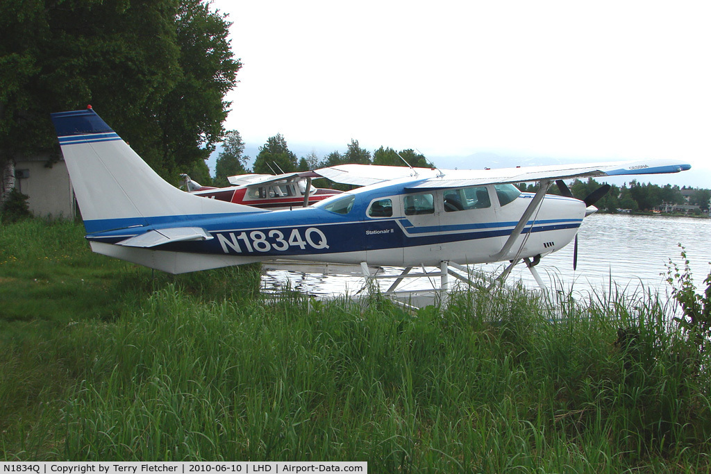 N1834Q, 1975 Cessna U206F Stationair C/N U20602941, 1975 Cessna U206F, c/n: U20602941 on Lake Hood