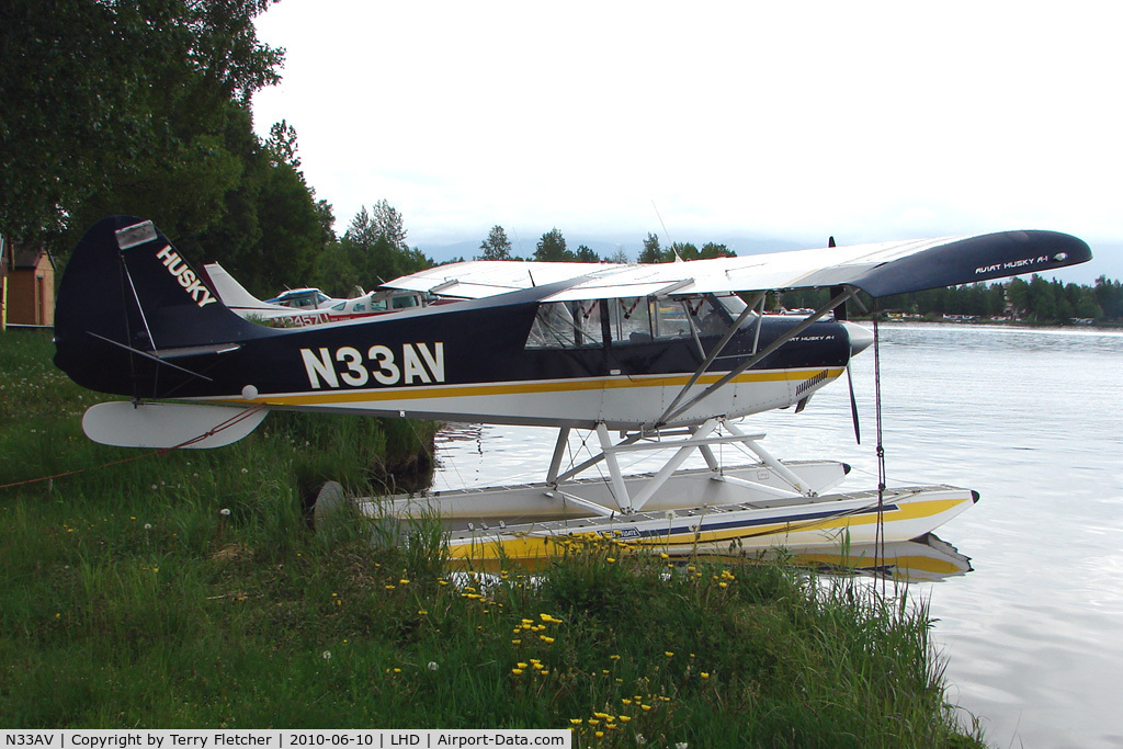 N33AV, 1996 Aviat A-1 Husky C/N 1332, 1996 Aviat Aircraft Inc A-1, c/n: 1332 on Lake Hood