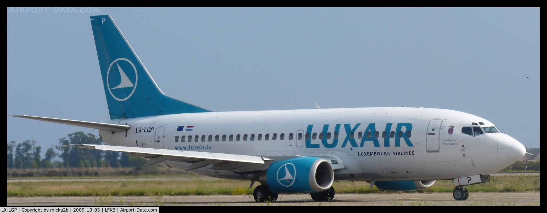 LX-LGP, 1993 Boeing 737-5C9 C/N 26439, Departure to 34 for Take Off