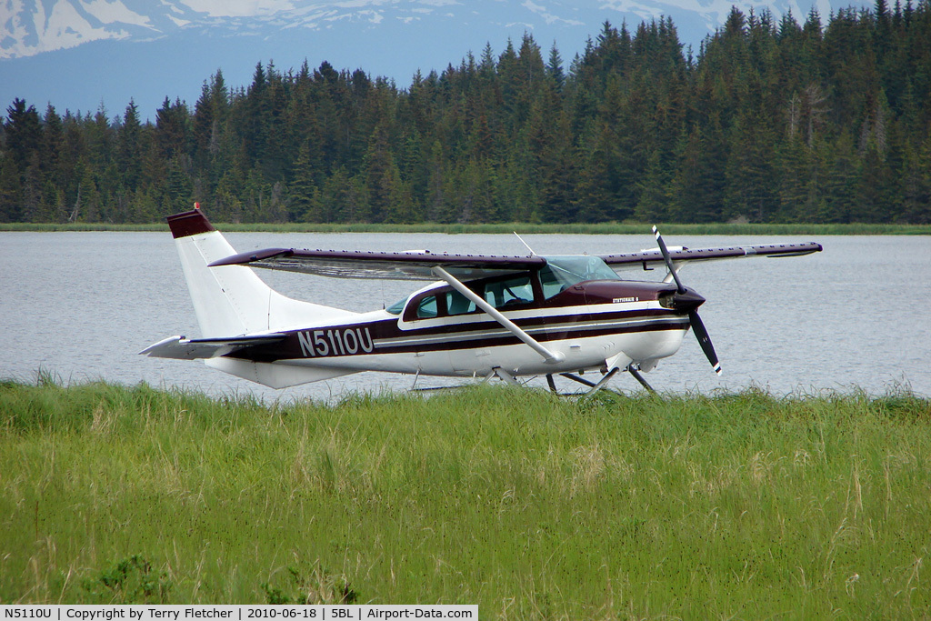 N5110U, 1964 Cessna 206 Super Skywagon C/N 2060110, 1964 Cessna 206, c/n: 2060110 on Homer Beluga Lake