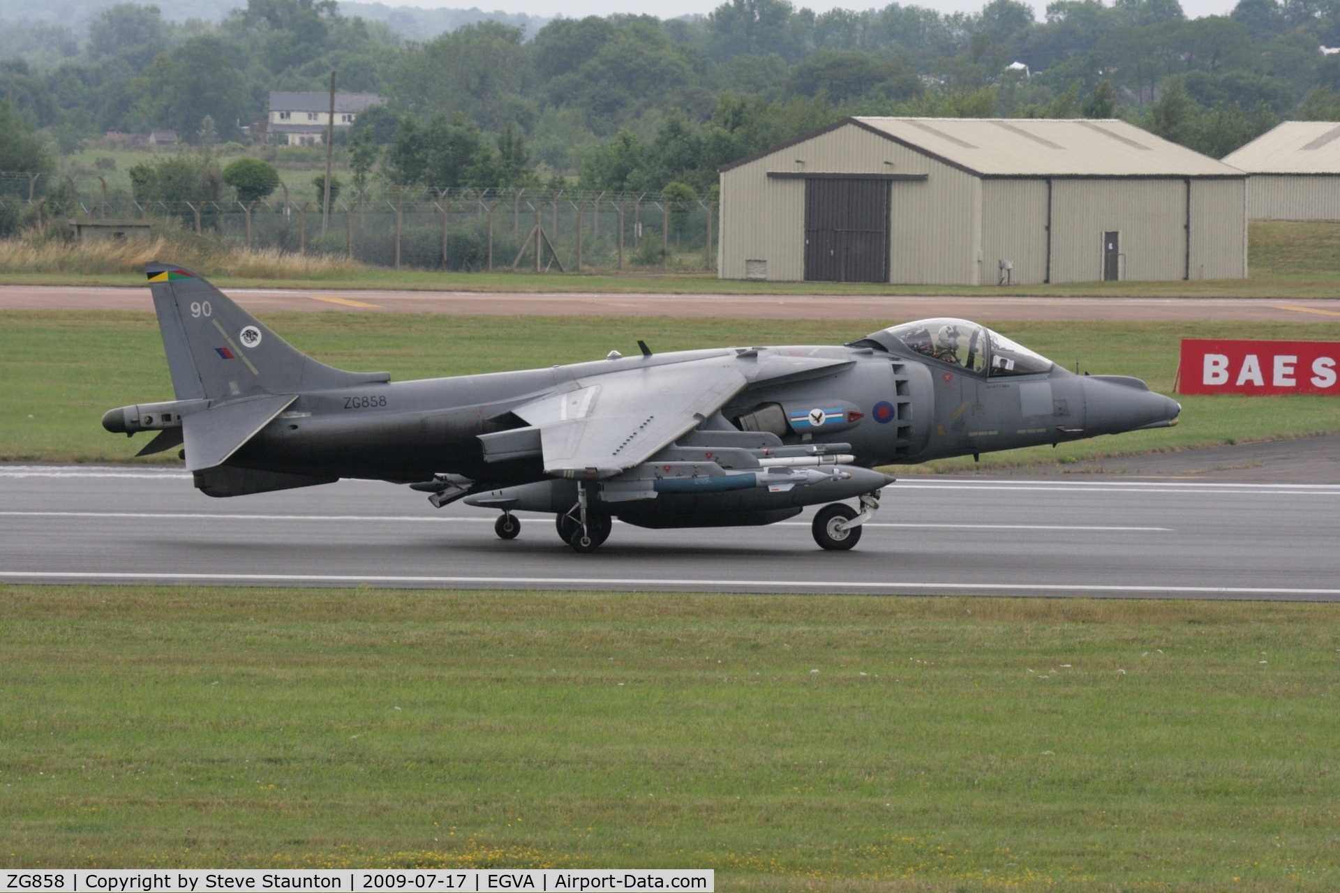 ZG858, 1991 British Aerospace Harrier GR.9 C/N P90, Taken at the Royal International Air Tattoo 2009
